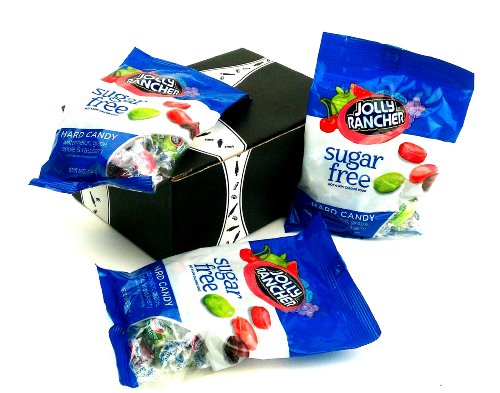 Sugar Free Jolly Rancher 3.6oz Bag, Pack of 3 In A Gift Box logo