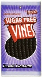 Sugar Free Vines Black Licorice, 3 Pack, 5 Oz Bags logo