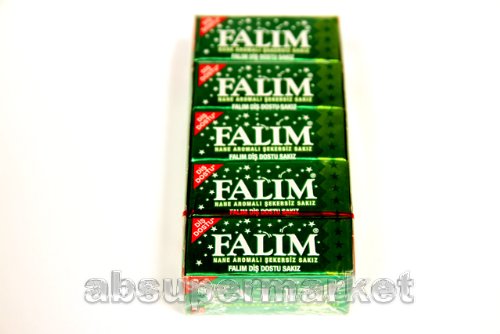 Sugarless Mint Flavoured Plain Gum – Falim logo