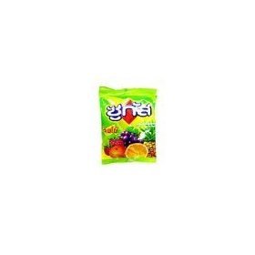 Sugus Jumbo Chewy Candy Assorted Fruity Blackcurrant Raspberry Orange Pineapple logo