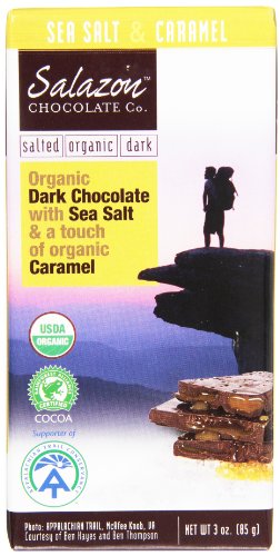 Sun Cups Organic Dark Chocolate With Sea Salt and Caramel, 3 Ounce (Pack of 12) logo