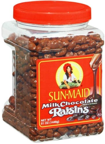 Sun-maid Milk Chocolate Covered Raisins – 48 Oz logo