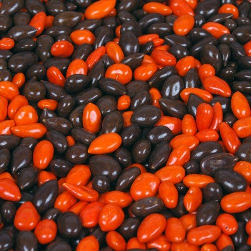 Sunbursts Chocolate Covered Sunflower Seeds Halloween (orange & Black) Mix – 5 Lb Bag logo