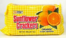 Sunflower Crackers Orange Cream Sandwich – 3 X 190 Gr / 3 X 6.7 Oz – Product Of The Philippines logo