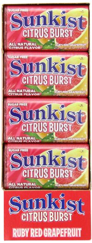 Sunkist Citrus Burst Ruby Red Grapefruit, 0.6 ounce Containers (Pack of 12) logo