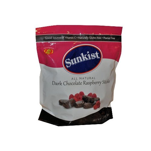 Sunkist Dark Chocolate Raspberry Jelly Sticks New From Jelly Belly – 2lb Bag logo