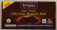 Sunspire Organic Unsweetened Baking Bar — 4 Oz logo