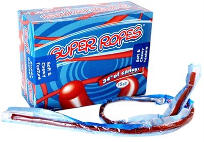 Super Ropes Licorice 15ct. logo