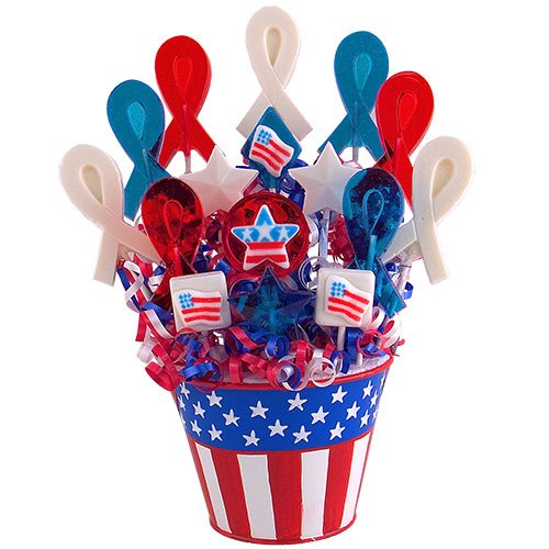 Support The Red, White, & Blue Lollipop Bouquet logo