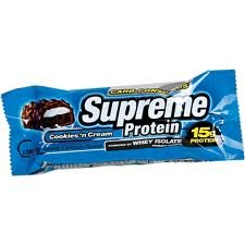 Supreme Protein Bars- Cookies’n Cream (5 Pack) logo