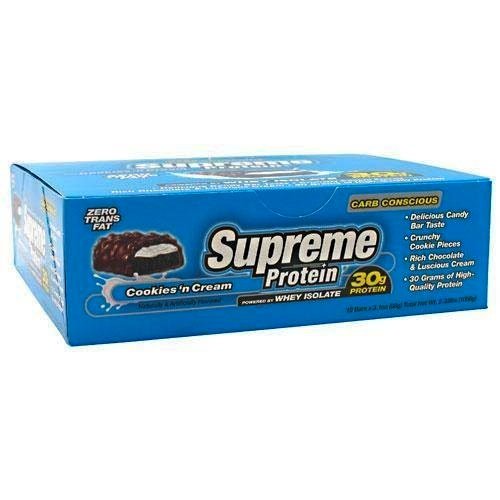Supreme Protein Cookies & Cream (Pack of 12) logo