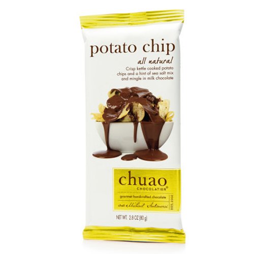 Sur La Table Chuao Chocolatier Milk Chocolate Potato Chip Bar logo