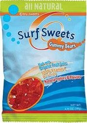 Surf Sweets Gummy Bears Planet Harmony 2.75 Oz Bag logo