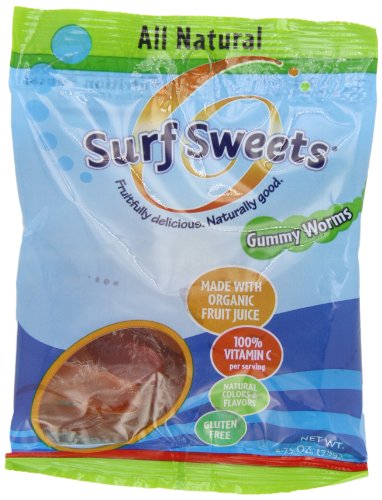 Surf Sweets Gummy Worms, 2.75 ounce Bags (Pack of 12) logo