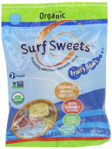 Surf Sweets Organic Fruity Bears, 2.75 ounce Bags (Pack of 12) logo