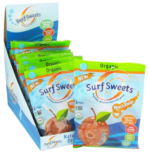 Surf Sweets – Peach Rings Fruit Snacks – 2.75 Oz. logo