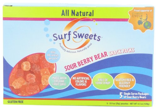 Surf Sweets Sour Berry Bears Snack Packs, 0.9 Ounce(Pack of 3) logo