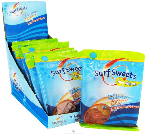 Surf Sweets – Sour Worms All Natural – 2.75 Oz. logo