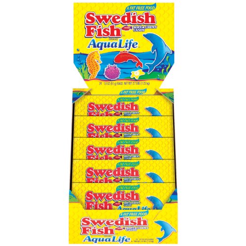 Swedish Fish, Aqualife, 1.8 ounce Packages (Pack of 24) logo