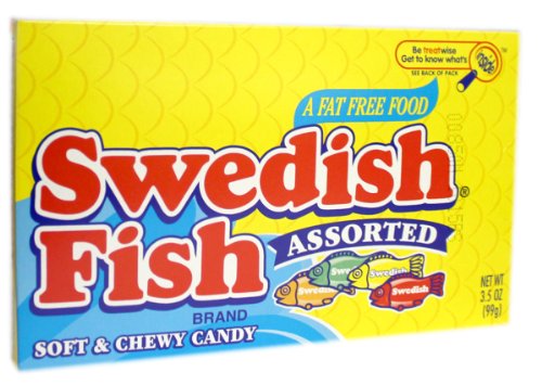 Swedish Fish Assorted Theatre Size 3.5oz logo