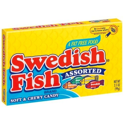 Swedish Fish Red Box 3.1 Oz. (Pack of 12) logo