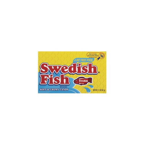 Swedish Fish Red Fish Theatre Box (economy Case Pack) 3.1 Oz Box (Pack of 12) logo