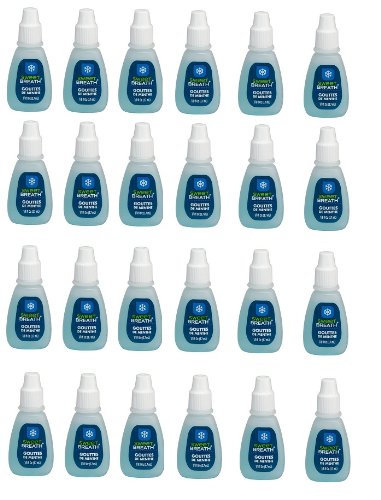 Sweet Breath Trusted Oral Care Fast Fresh Breath Pocket Pack of Peppermint Drops- 24 Pack of 0.125 Oz Bottles – Gg logo
