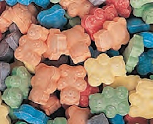 Sweet Tarts Candy Teddy Bears 1lb Bag logo