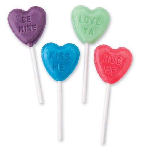 Sweetheart Lollipops Valentines Candy – 20 Per Pack logo