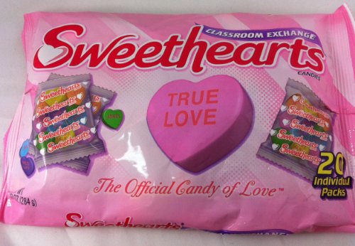 Sweethearts Conversation Hearts Classroom Exchange, 20 Individual Packs logo