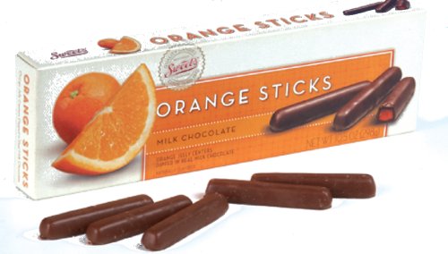 Sweet’s Candy Company Chocolate Orange Sticks, Milk, 10.5-ounce logo