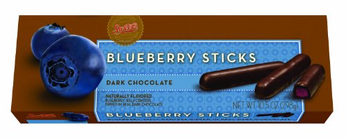 Sweet’s Dark Chocolate Blueberry Sticks, 10.5oz Box logo