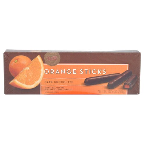 Sweet’s Dark Chocolate Orange Sticks, 10.5oz Box logo