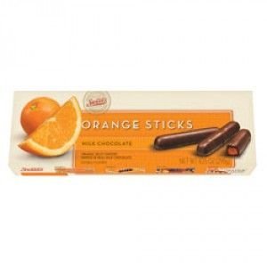 Sweet’s Milk Chocolate Orange Sticks, 10.5oz Box logo