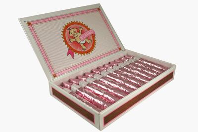 Sweetworks It’s A Girl Chocolate Cigar 24 Pack logo