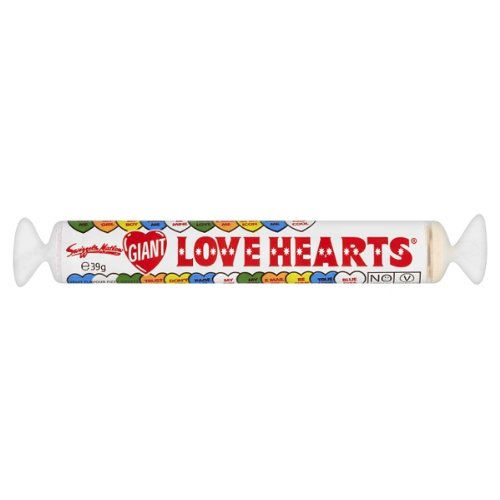 Swizzels Matlow Giant Love Hearts 39g X 12 logo