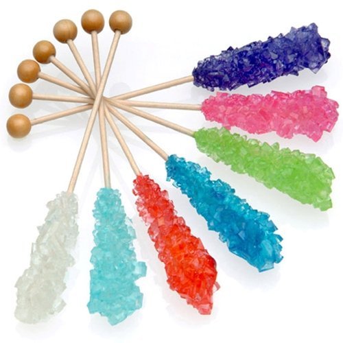 Swizzle Sticks ~ Rock Candy ~ 1 Dozen Assorted Flavors logo