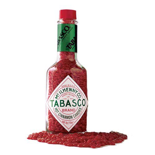 Tabasco Brand Hot Cinnamon Candies – 12 Oz. Bottle logo