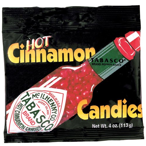 Tabasco Brand Hot Cinnamon Candies – 4 Oz. Bag logo