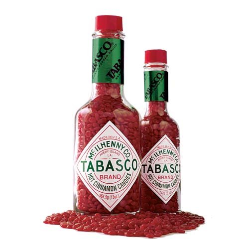 Tabasco Brand Hot Cinnamon Candies – 5 Oz. Bottle logo