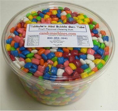 Tabbylets Mini Chewing Gum Tabs – Tub Of Gum logo