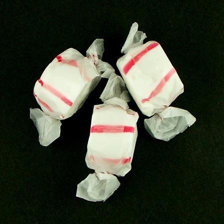 Taffy Town Peppermint Salt Water Taffy (5 – 1lb Bags) logo