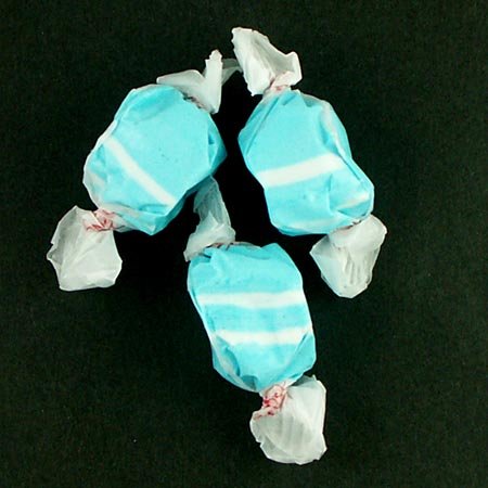 Taffy Town Salt Water Taffy 2.5 Pound Blue Blueberry logo