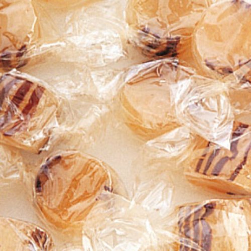 Tan and Brown Striped Old Fashioned Ginger Cuts Hard Candy 1lb Bag logo