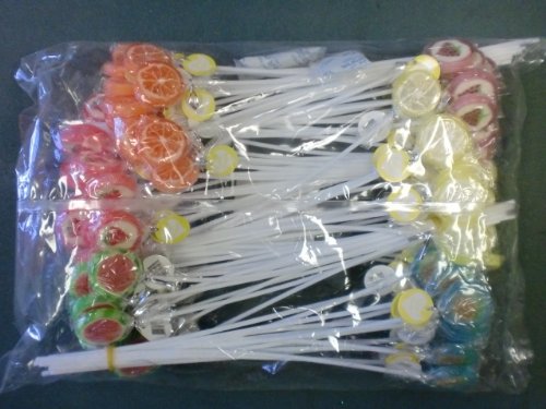 Tanday # 1227 Round Fruit Multicolor Lollipop – 100 Pieces logo