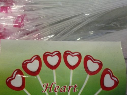 Tanday #19211 Red-white Heart Lollipop – 100 Pieces logo