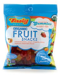 Tasty Brand Organic Fruit Gummies Mixed Fruit — 2.75 Oz logo