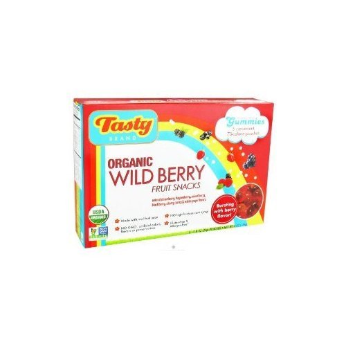 Tasty Brand Organic Wild Berry Fruit Snack, 4 Ounce — 6 Per Case. logo