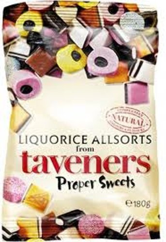 Taveners Liquorice Allsorts, 5.8 Oz., Two Bags logo