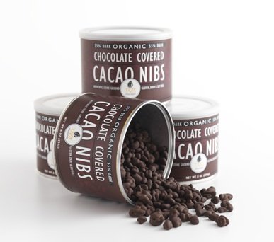 Taza Chocolate Covered Nibs, Large 8oz Can logo